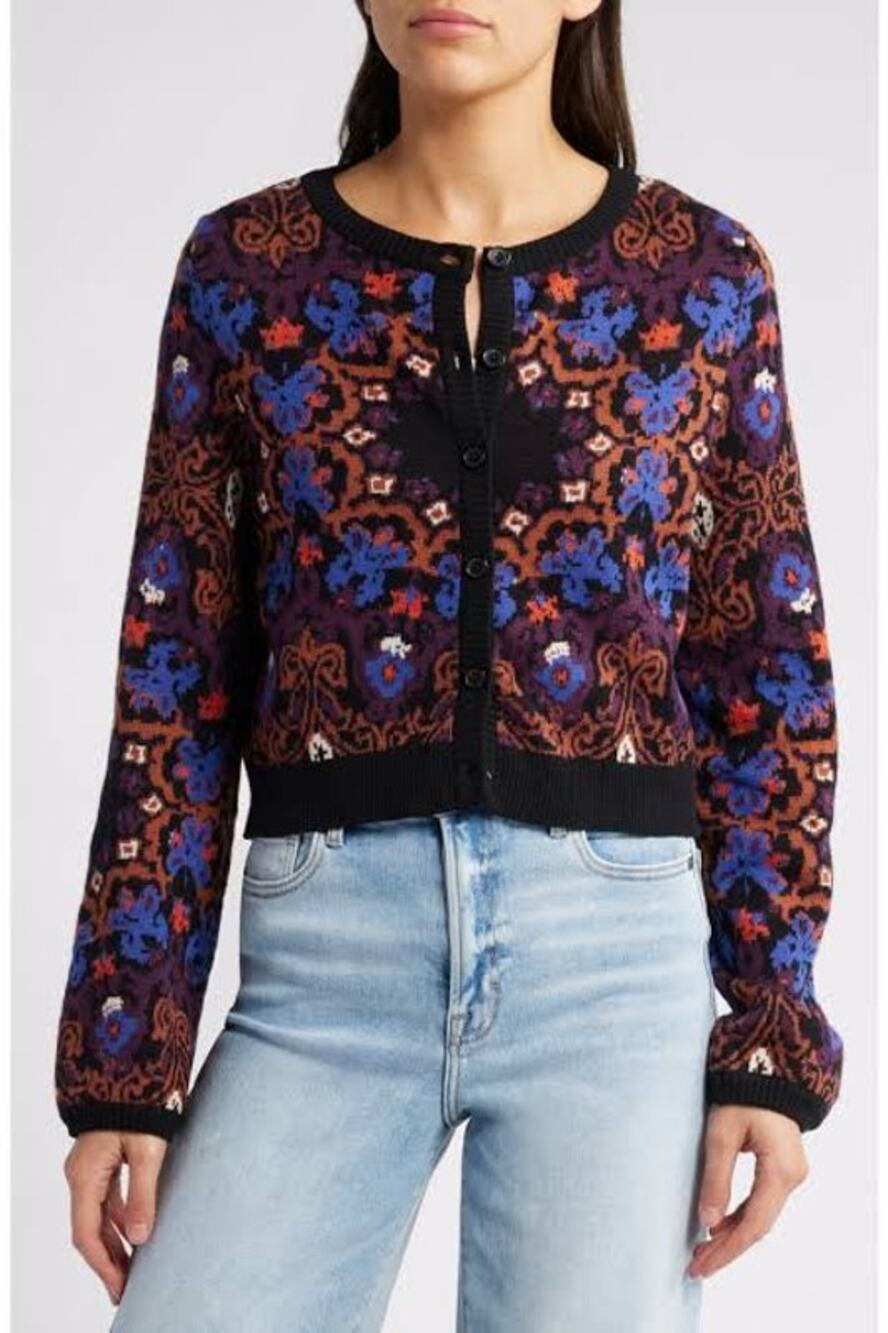 Cleobella Marybeth Venezia Organic Cotton Cropped Cardigan XS